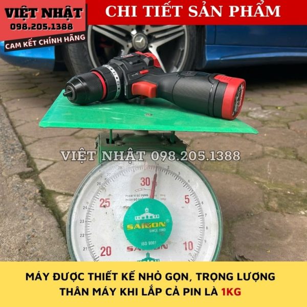Máy khoan pin 3 chức năng pin 16V Dmaxplus MID-1665 - Hình ảnh 4