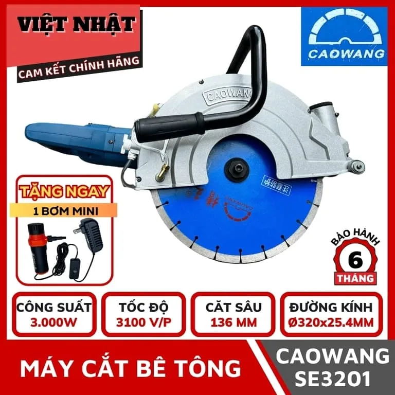 Máy cắt bê tông Caowang SE3201 Máy cắt bê tông Caowang SE3201