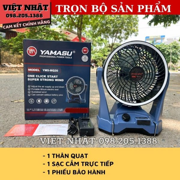 Quạt mini dùng pin Yamasu YMS-MQ20 - Hình ảnh 2