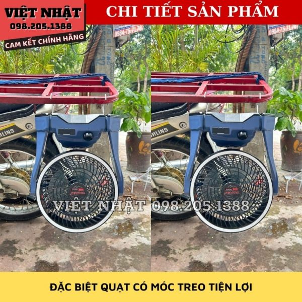 Quạt mini dùng pin Yamasu YMS-MQ20 - Hình ảnh 3