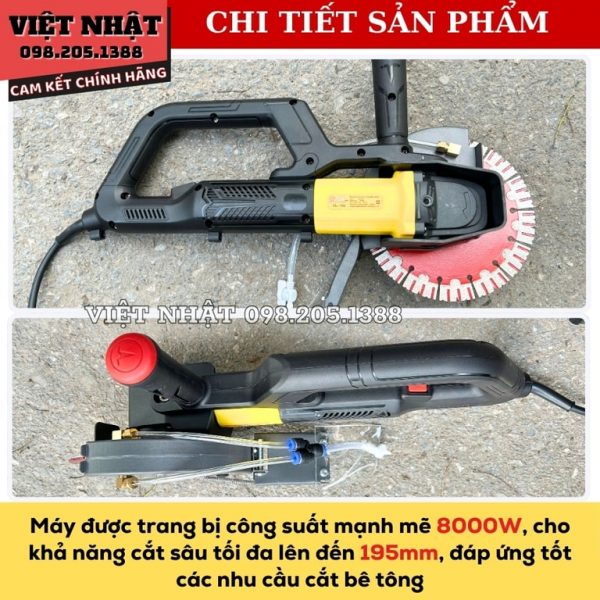 Máy cắt bê tông DCLA CL195 - Ảnh 4