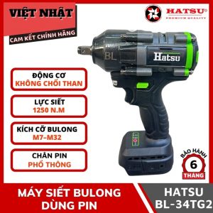 Máy siết bu lông pin hatsu BL-34TG2