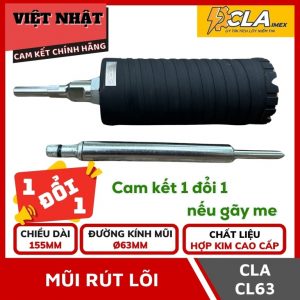 Mũi rút lõi CLA CL63 me liền