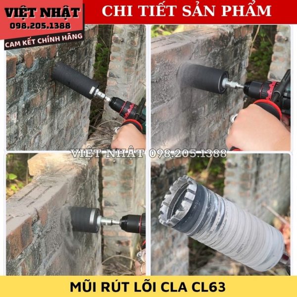 Mũi rút lõi CLA CL63 me liền - Ảnh 4
