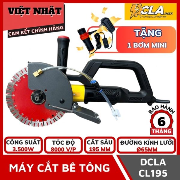 Máy cắt bê tông DCLA CL195