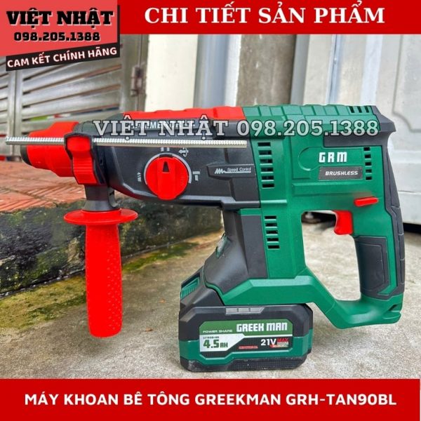 Máy khoan bê tông greekman GRH-TAN90BL - Ảnh 6