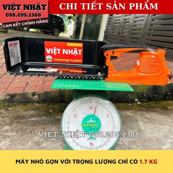 Máy hái chè ắc quy bản màu cam - Ảnh 9