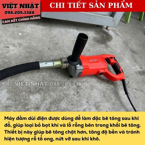 Đầm dùi điện Huipu 6353 - Ảnh 5