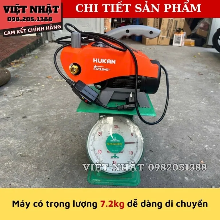 Máy rửa xe điện có chỉnh áp Hukan G2-R3 hukan G2 R3 9