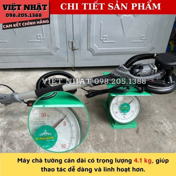 Máy chà tường cán dài Lucian LC-GCD225B - Ảnh 8