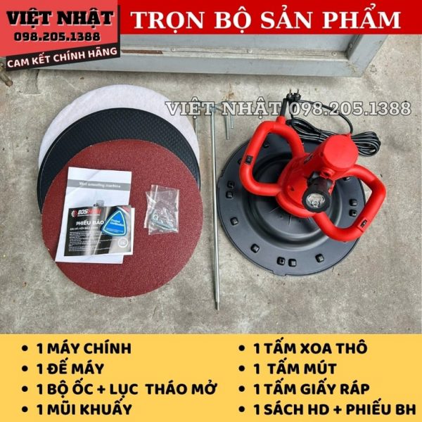 Máy xoa vữa Boshun - Ảnh 2