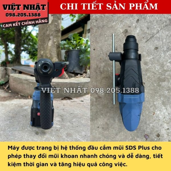 Máy khoan bê tông 2 chức năng Yamasu YMS-MBT242CN - Ảnh 7