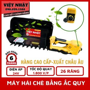 Máy cắt hái chè chạy bằng ắc quy 24V Việt Nhật đa năng tiện lợi, có thể dùng cắt lúa, rau, tỉa cây cảnh