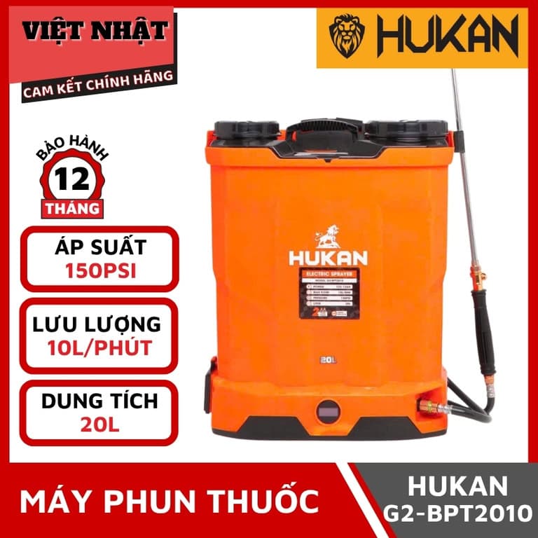 Máy Phun Thuốc Hukan G2-BPT2010, dòng máy cao cấp, nhỏ gọn tiện lợi 1 29