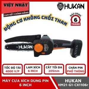 Thân máy cưa xích pin Hukan 6INCH HM21-G1-CX1106r-Điện Máy Việt Nhật