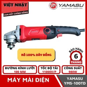 Máy mài điện Yamasu YMS-100TD, công suất 980w-Điện Máy Việt Nhật
