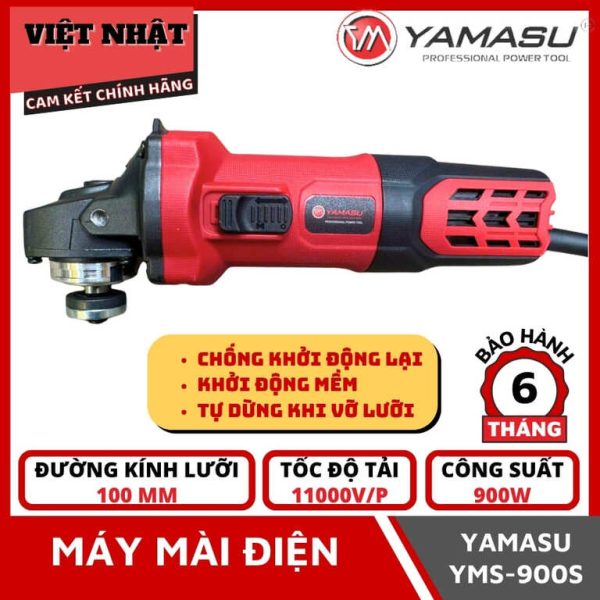 Máy mài điện Yamasu YMS-100-900S, công suất 900w-Điện Máy Việt Nhật