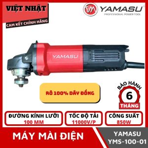 Máy mài điện Yamasu YMS-100-01, công suất 850W-Điện Máy Việt Nhật