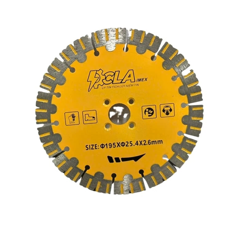 Lưỡi cắt tường CLAimex 195mm, đường kính: Ø195mmx25.4×2.6mm-Điện Máy Việt Nhật 2 20