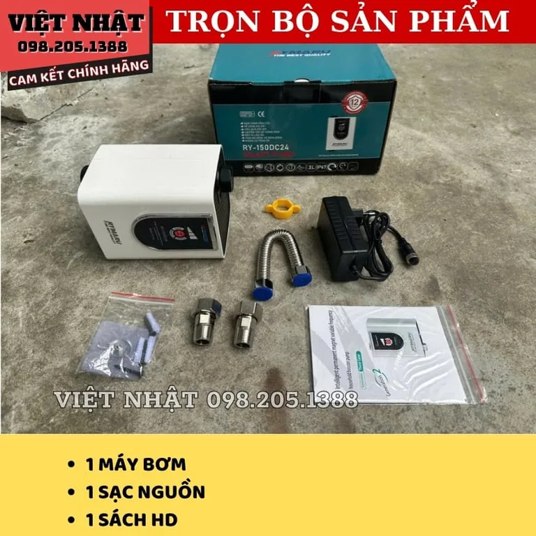 Máy bơm tăng áp mini RYMARU RY-150DC24, công suất 150W với 3 cấp độ điều chỉnh- Điện Máy Việt Nhật 3 9