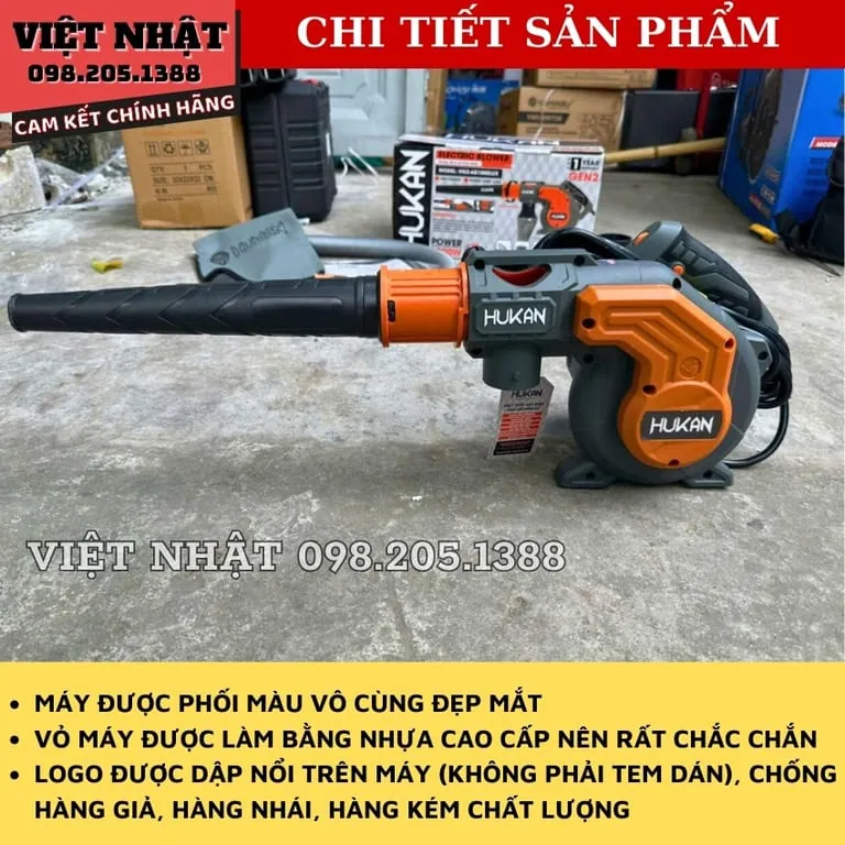 Máy thổi bụi Hukan HG2-AB1000LUX, nhỏ gọn tiện lợi, bảo hành 12 tháng-Điện Máy Việt Nhật 5 14
