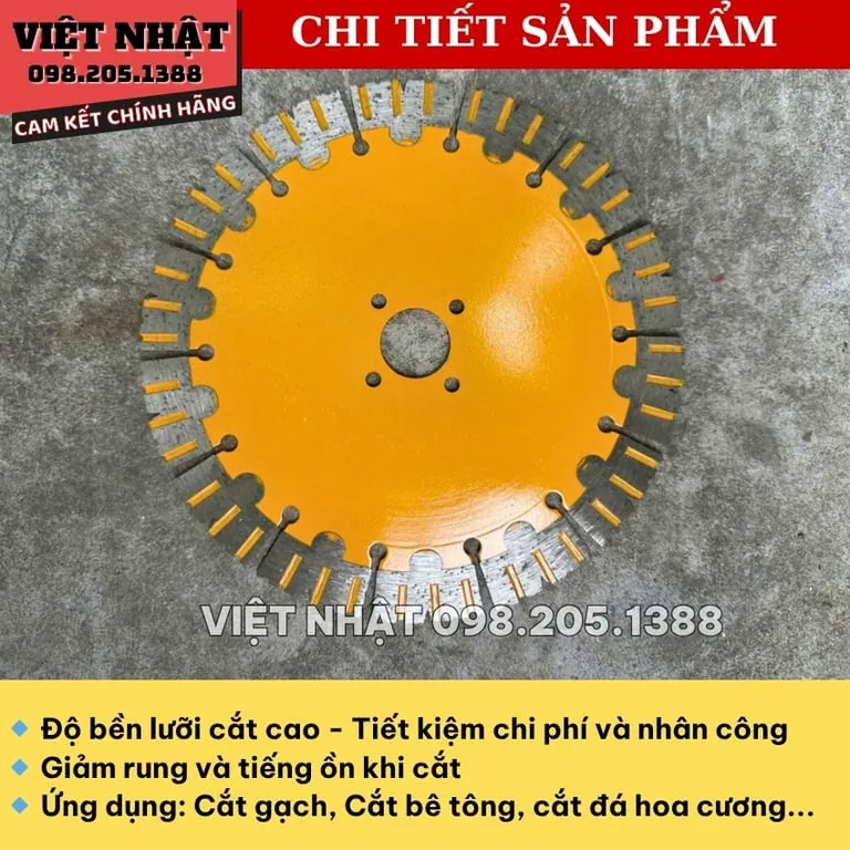 Lưỡi cắt tường CLAimex 195mm, đường kính: Ø195mmx25.4×2.6mm-Điện Máy Việt Nhật 5 20