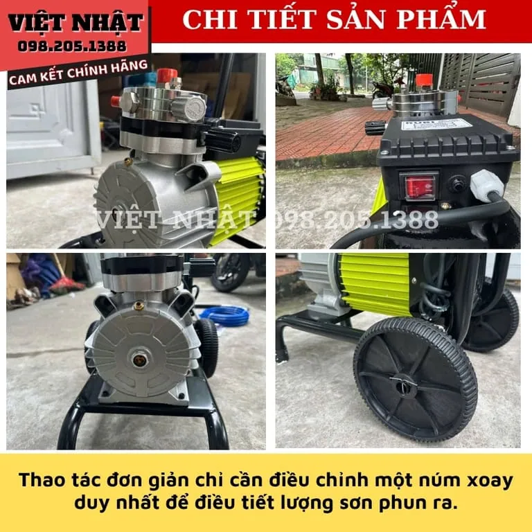 Máy phun sơn công nghiệp RUBI RB999 – Sức mạnh vượt trội, hiệu quả tối đa 6 16