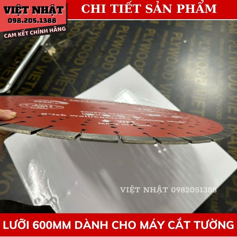 Lưỡi cắt tường Lucian 600mm, đường kính: Ø600mmx25.4×20mm-Điện Máy Việt Nhật 8 23