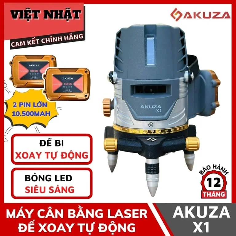 Máy Cân Bằng Laser Akuza Ak - X1 akuza 9