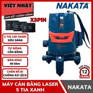 Máy cân bằng laser Nakata 5 tia siêu sáng dùng ngoài trời