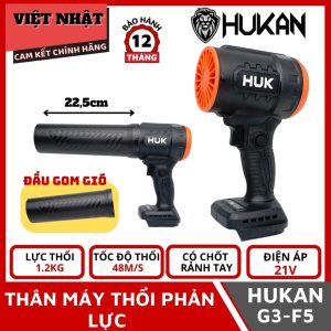 Máy thổi phản lực Hukan G3-F5, lực gió 2000g-không chổi than
