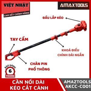 Cần Nối Dài Kéo Cắt Cành Dùng Pin Amaxtools AKCC-C00- Điện Máy Việt Nhật