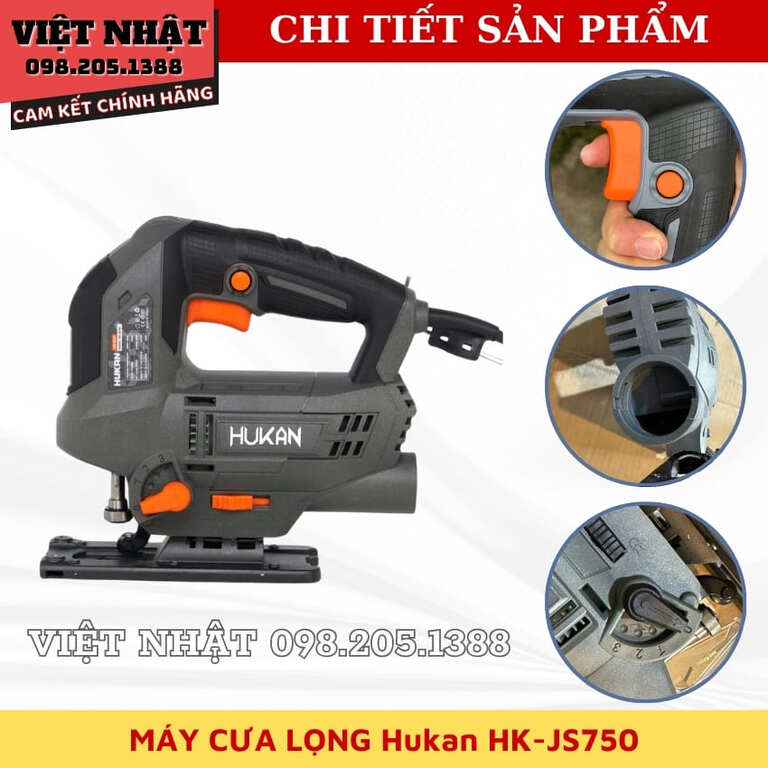 Máy cưa lọng dùng điện Hukan HK-JS750, công suất 750W, bảo hành 6 tháng 7 8