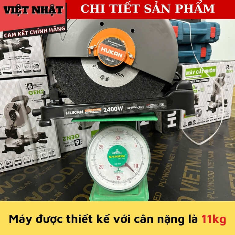 Máy cắt sắt Hukan G1-MCS2400S, công suất 2400w CAT SAT HUAKN G1 MCS2400S 8