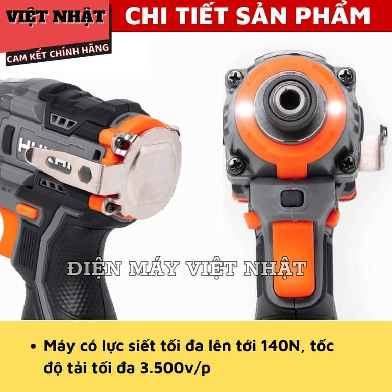 Chuyên vít 16V Hukan G1-V140BL, đầu vít 1/4inch CHUYEN VIT HUKAN G1 V140BL 6
