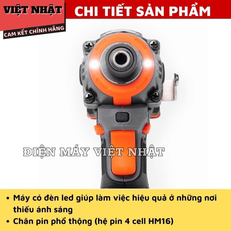 Chuyên vít 16V Hukan G1-V140BL, đầu vít 1/4inch CHUYEN VIT HUKAN G1 V140BL 7