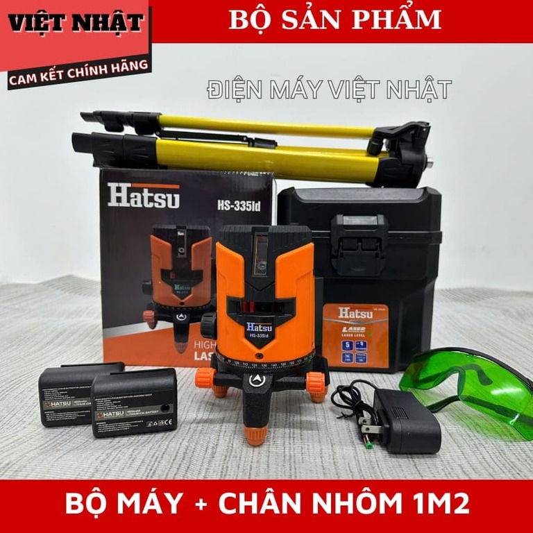 Máy cân bằng laser Hatsu HS-335ld bóng Led siêu sáng- Điện Máy Việt Nhật can bang laser hatsu HS 335ld 12