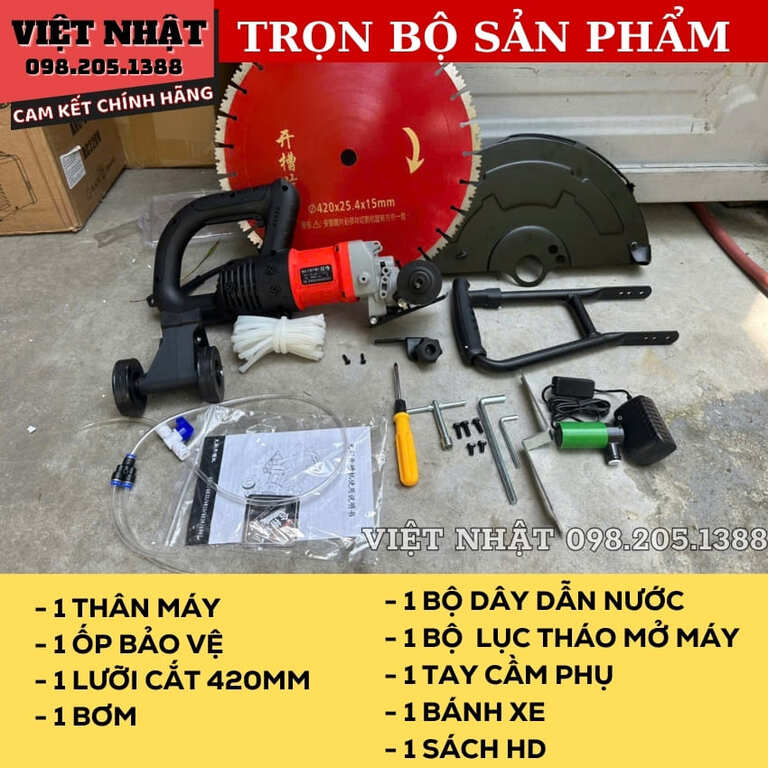 Máy cắt tường, cắt bê tông 420 Tableau 6833 - động cơ không chổi than-Điện Máy Việt Nhật cat be tong tableau 6833 3