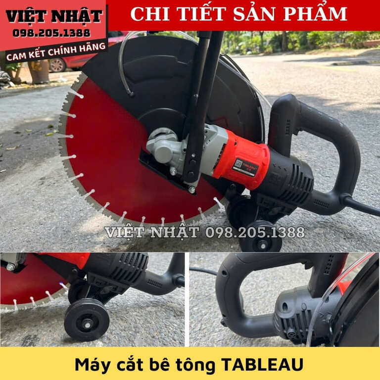 Máy cắt tường, cắt bê tông 420 Tableau 6833 - động cơ không chổi than-Điện Máy Việt Nhật cat be tong tableau 6833 7