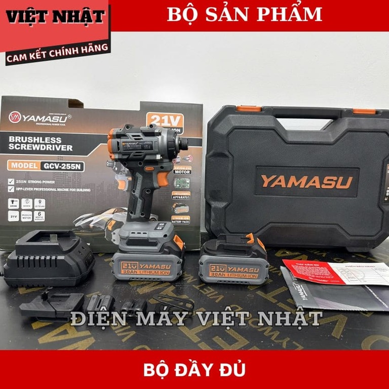 Máy chuyên vít Yamasu GCV-255N, không chổi than chuyen vit yamasu GCV 255N 11