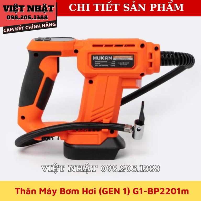 Thân máy bơm hơi GEN1 G1-BP2201m Hukan-Điện Máy Việt Nhật hukan G1 BP2201m 6