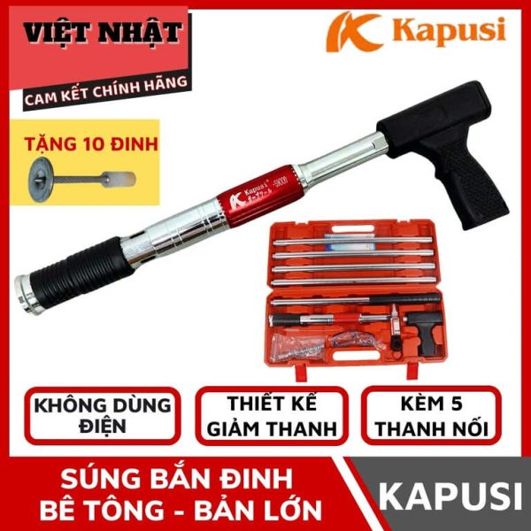 Súng bắn đinh Kapusi lớn- tặng 10 đinh-Điện Máy Việt Nhật