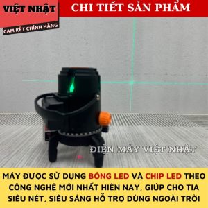 Máy cân bằng laser 5 tia xanh Hukan G1-T81 bóng led sáng Hukan 5 tia t81 4