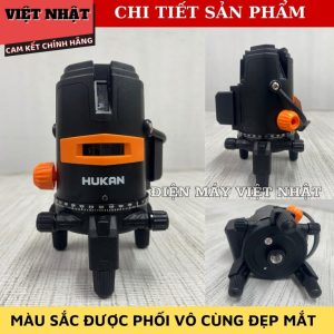 Máy cân bằng laser 5 tia xanh Hukan G1-T81 bóng led sáng Hukan 5 tia t81 5