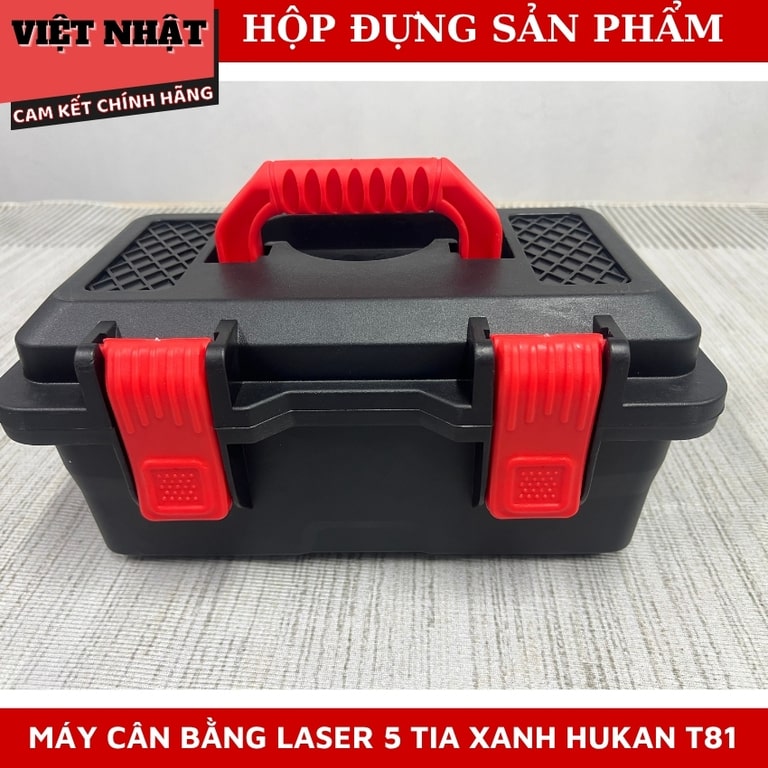 Máy cân bằng laser 5 tia xanh Hukan G1-T82 bóng led sáng hukan T82 8