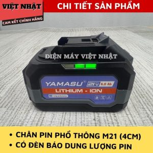 Pin 15cell 6.0Ah Yamasu, chân phổ thông pin 15cell 6.0 yamasu 5