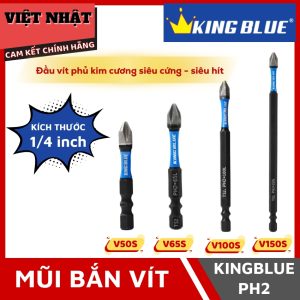 Mũi bắn vít Kingblue PH2, kích thước 1/4 inch-Điện Máy Việt Nhật