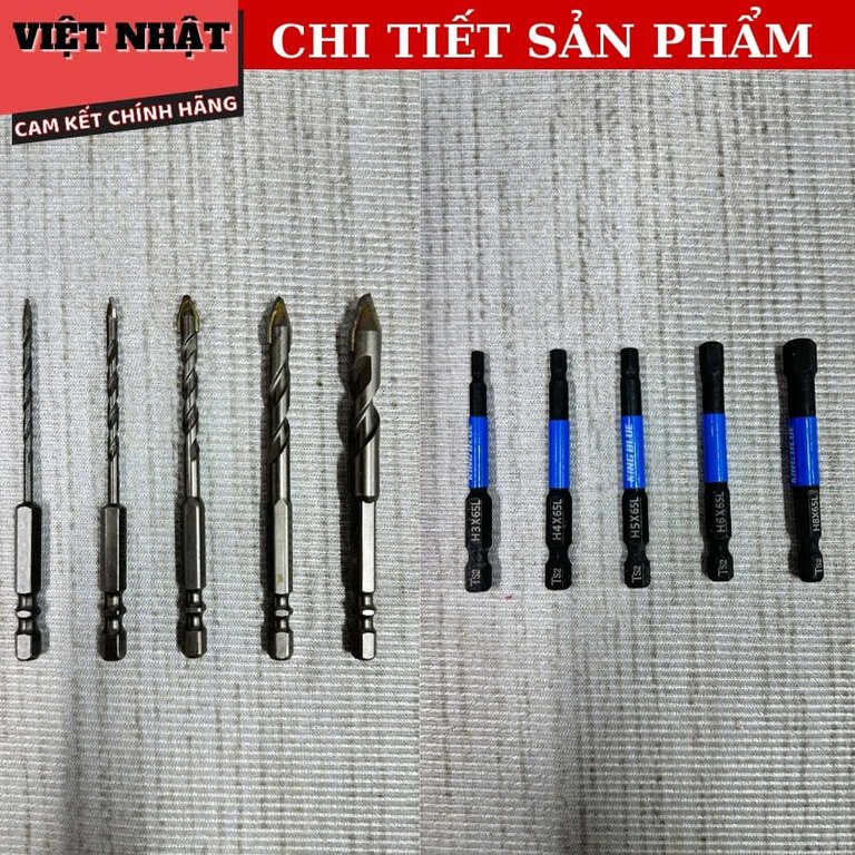 Bộ mũi khoan đa năng Kingblue KHF015-Dành cho thợ điện nước, dân dụng 4 18