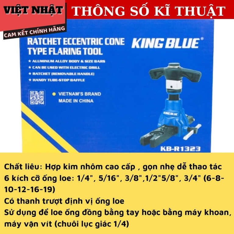 Loe ống đồng 2 chức năng Kingblue KB-R1323, sử dụng hộp kim nhôm cao cấp-Điện Máy Việt Nhật 4 20