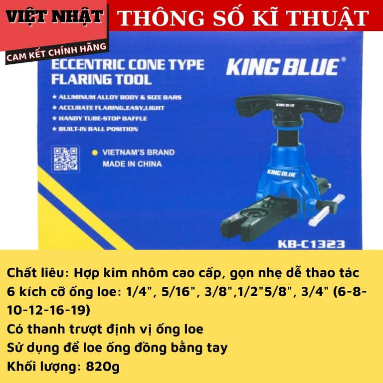 Loe ống đồng Kingblue KB-C1323, Hộp kim nhôm cao cấp, bền bỉ, tinh tế 4 21